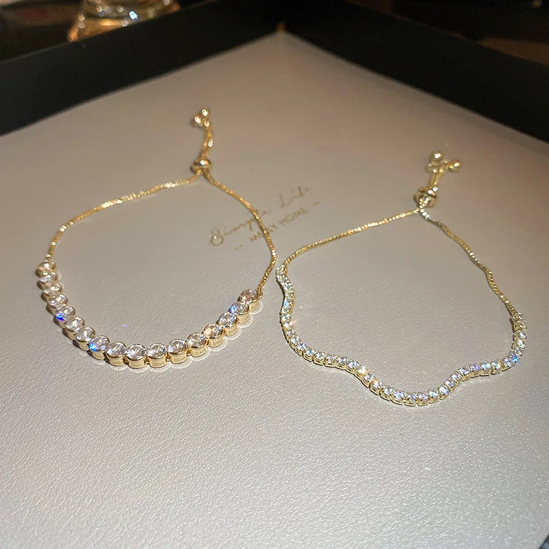 Wave & Glow Layered Bracelet Set – Limited Edition