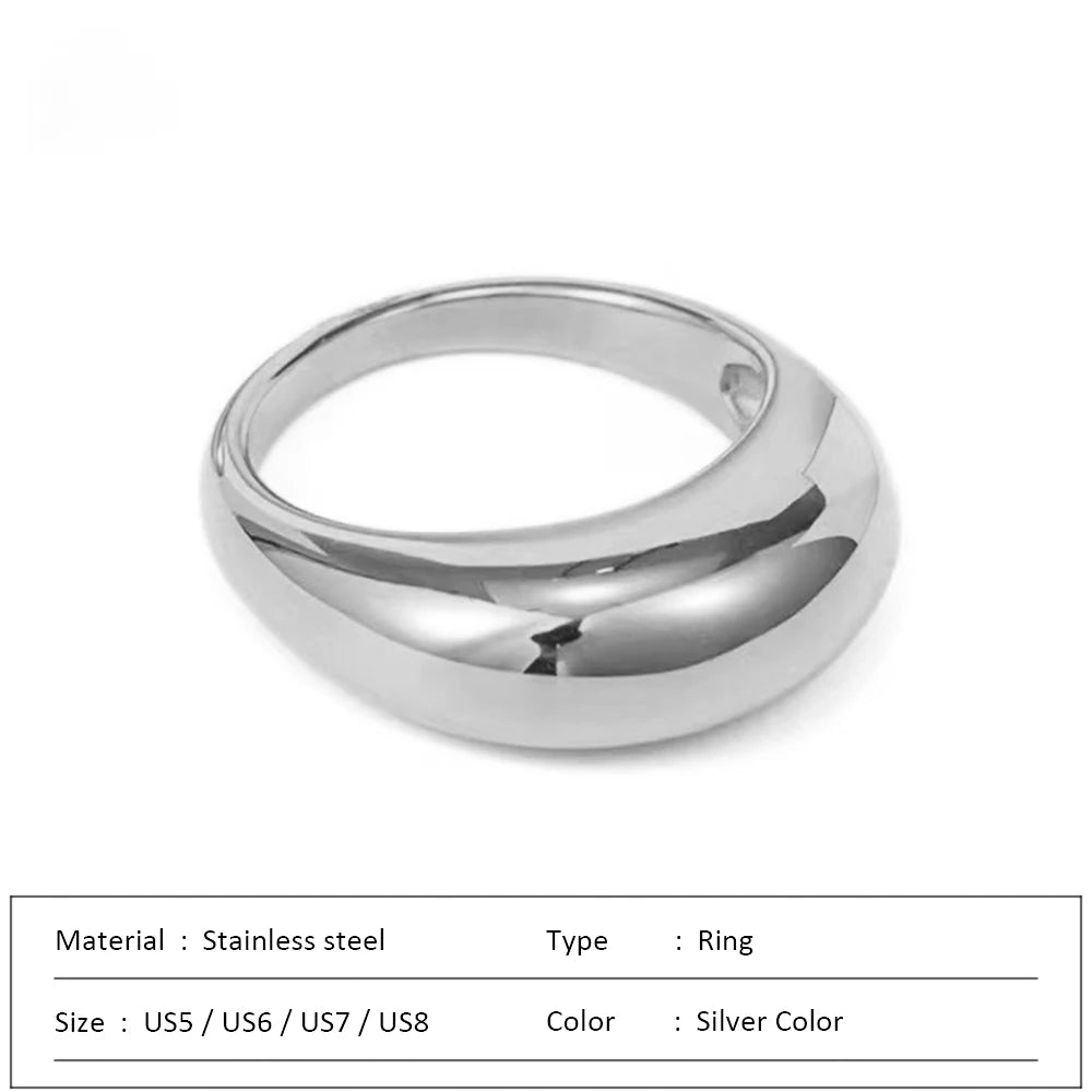 Minimal Stainless Steel Ring