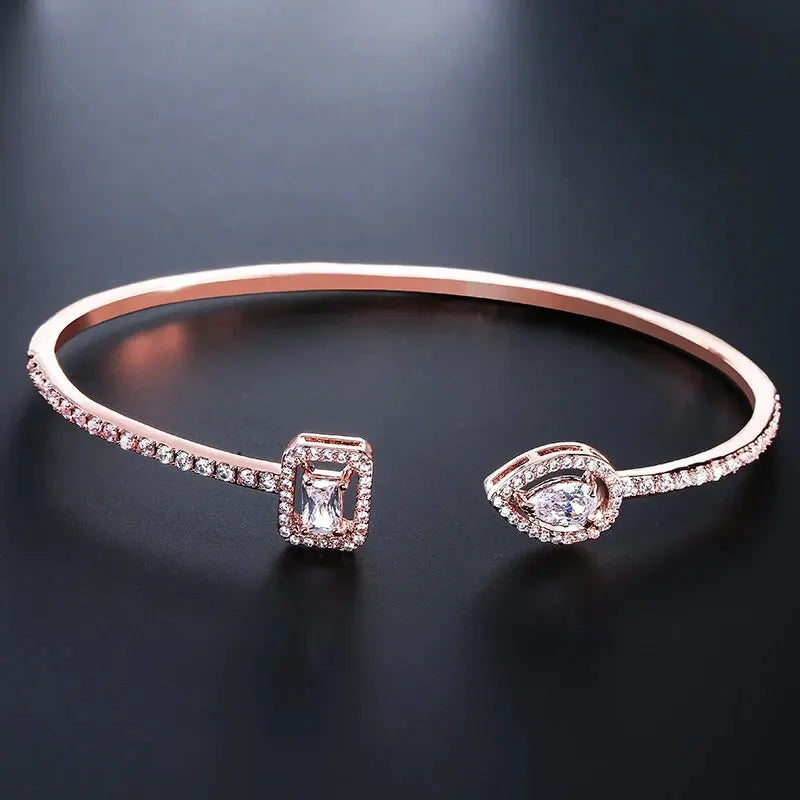 Aurelux Crystal Bangle-Limited Edition