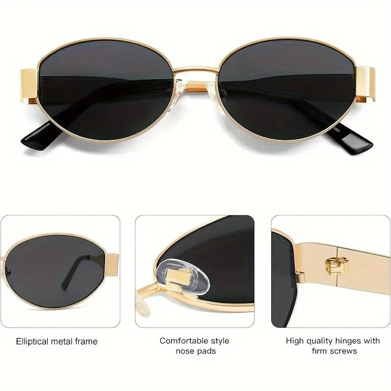 AURELUX Sovereign Oval Sunglasses