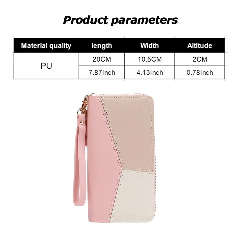 AURELUX Luxe Zip Clutch & Wallet