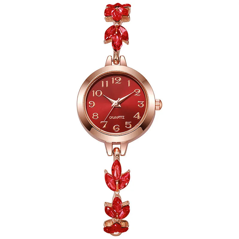 Elegant Crystal Bracelet Watch