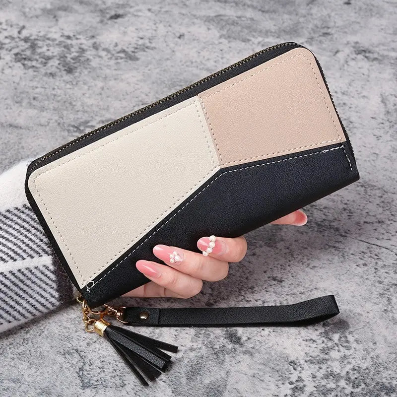 AURELUX Luxe Zip Clutch & Wallet