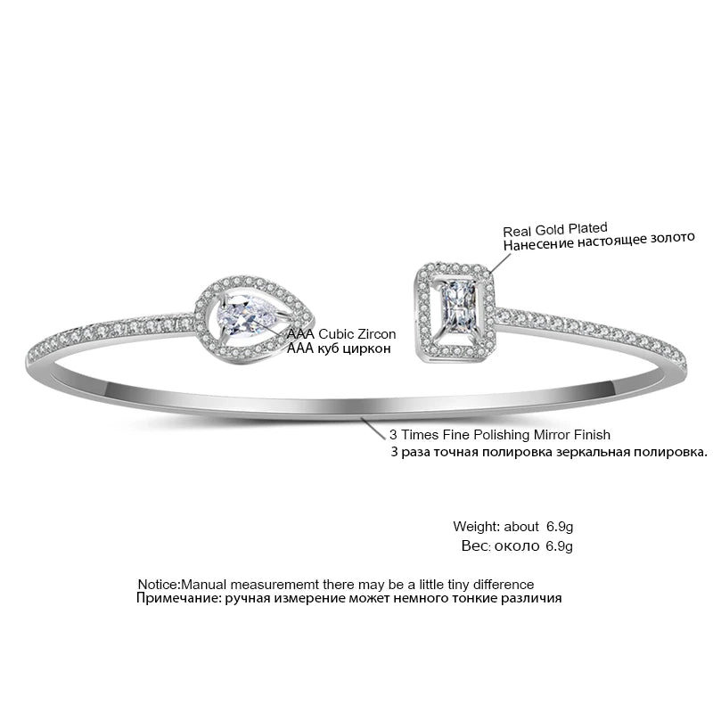 Aurelux Crystal Bangle-Limited Edition