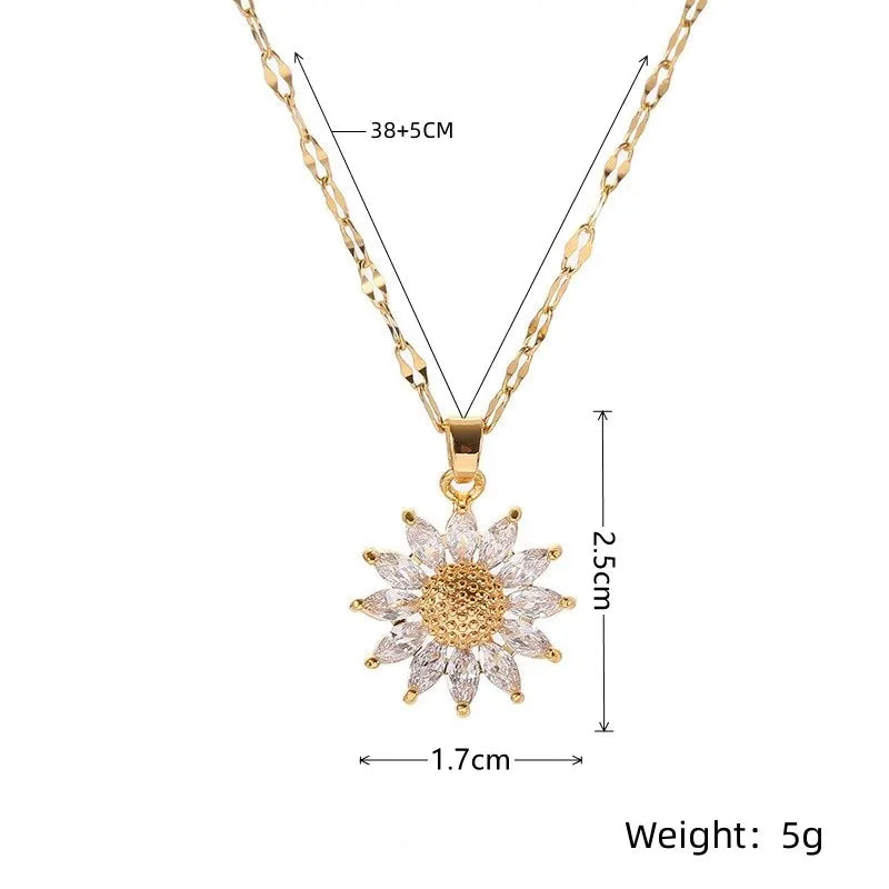 AURELUX™️ Soleil Bloom Necklace