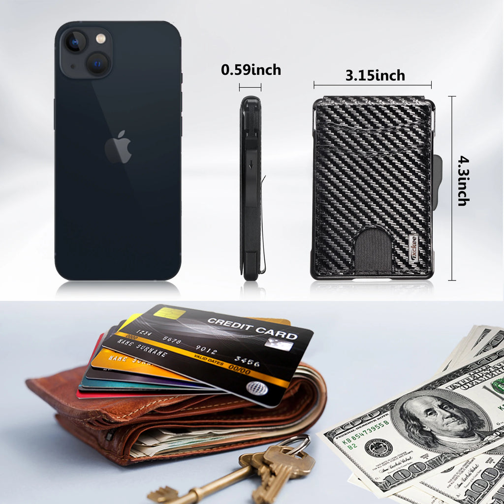 AURELUX™ Carbon Elite RFID Wallet