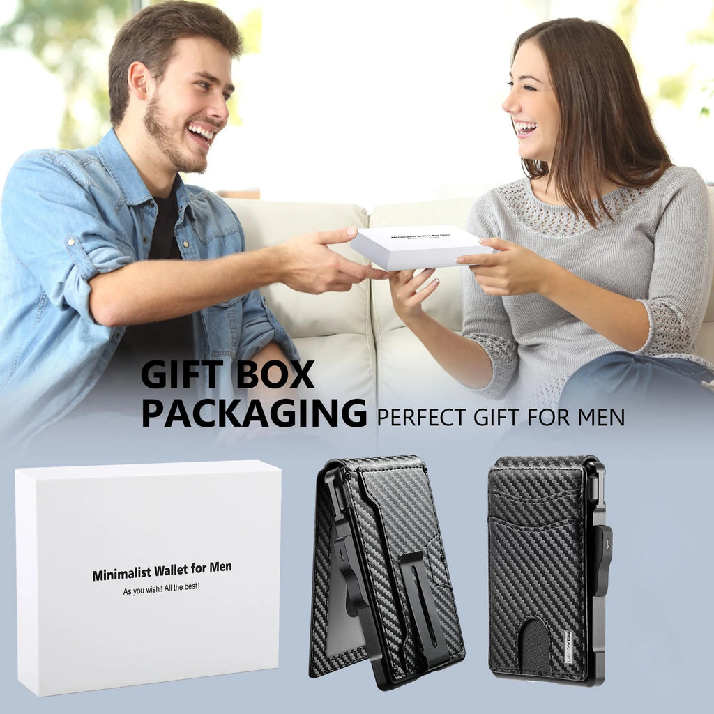 AURELUX™ Carbon Elite RFID Wallet
