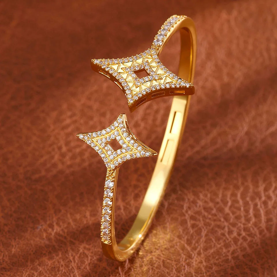 Aurelux Crystal Bangle-Limited Edition