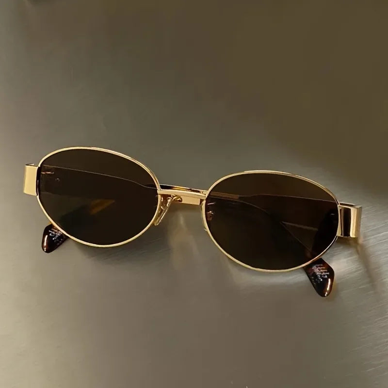 AURELUX Sovereign Oval Sunglasses