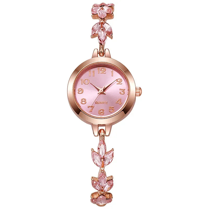 Elegant Crystal Bracelet Watch