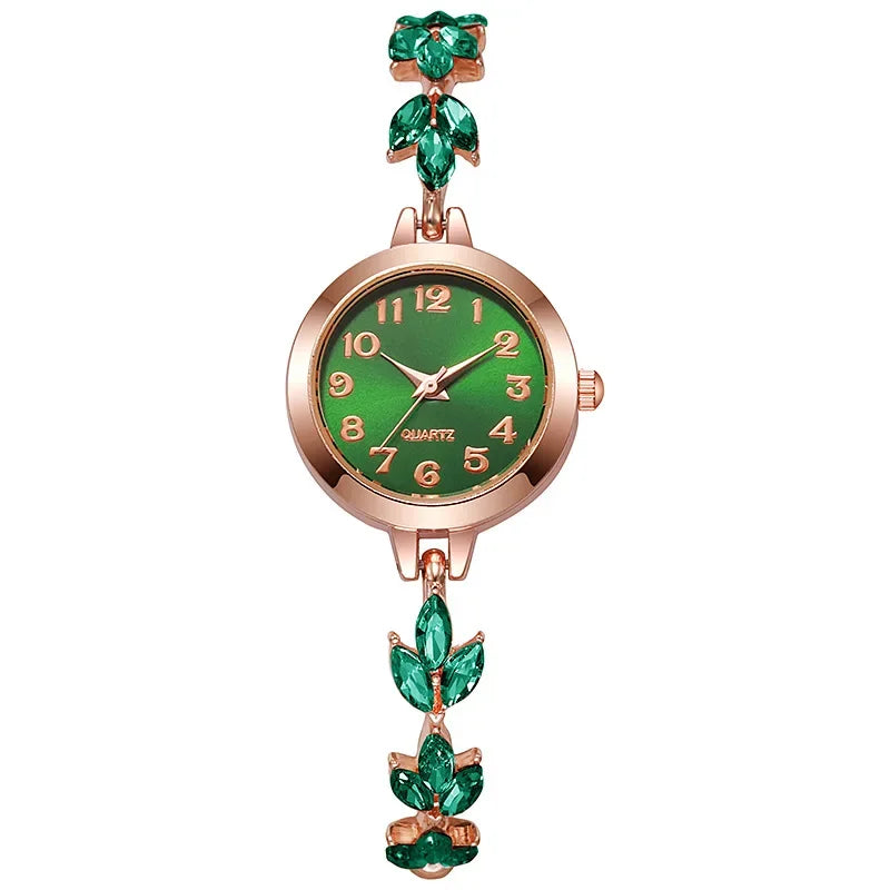 Elegant Crystal Bracelet Watch