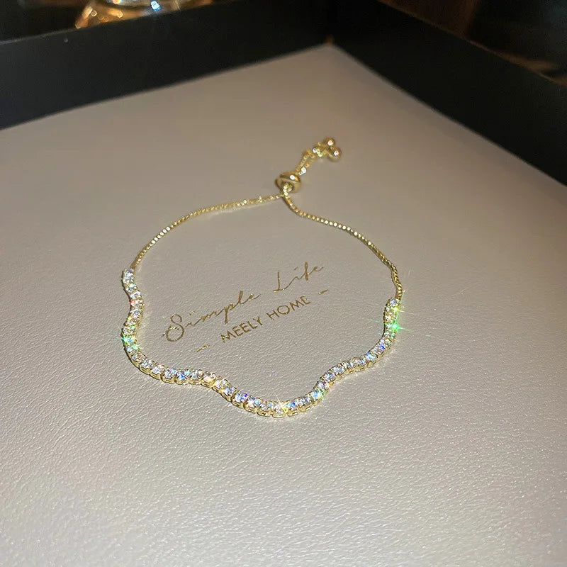 Wave & Glow Layered Bracelet Set – Limited Edition