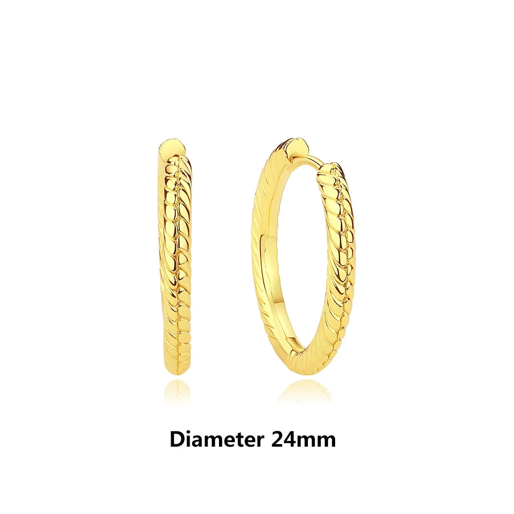 925 Sterling Silver Heart Hoop Earrings