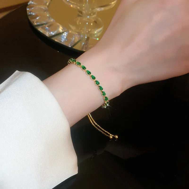 Wave & Glow Layered Bracelet Set – Limited Edition