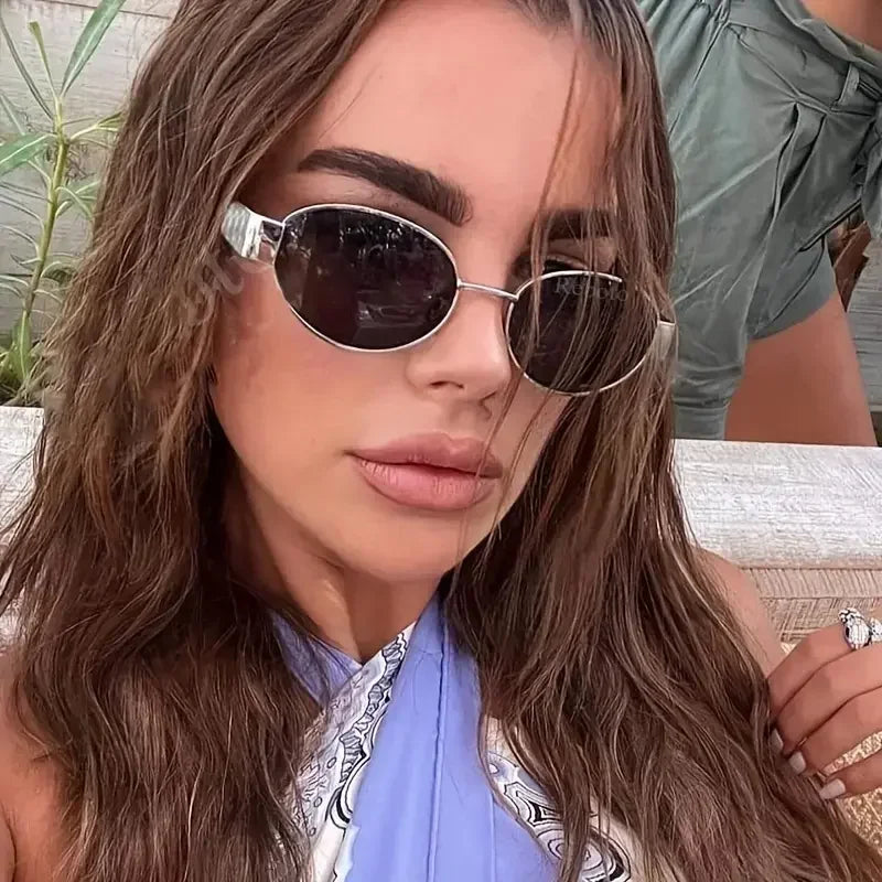 AURELUX Sovereign Oval Sunglasses