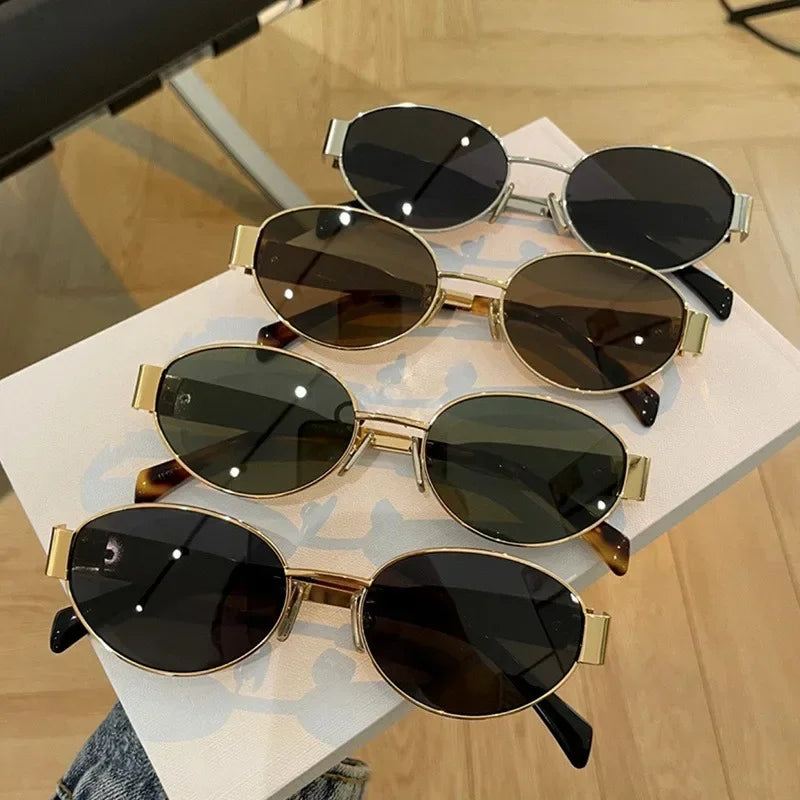 AURELUX Sovereign Oval Sunglasses