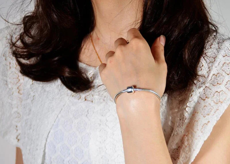 Aurelux — Snake Chain Charm Bracelet