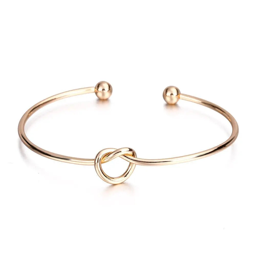 AURELUX Infinity Knot Bangle