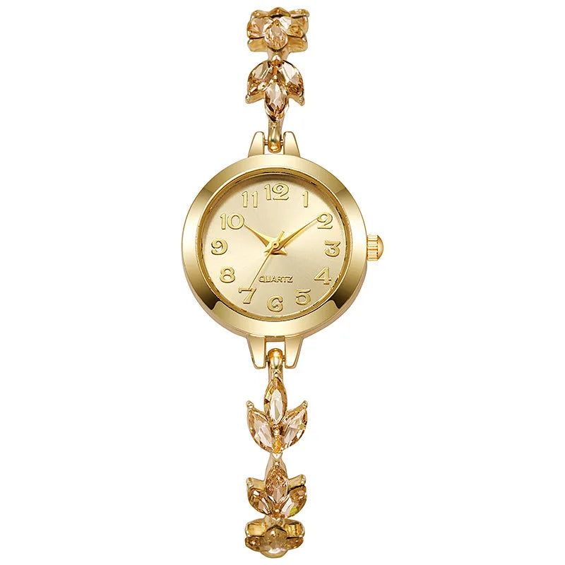 Elegant Crystal Bracelet Watch