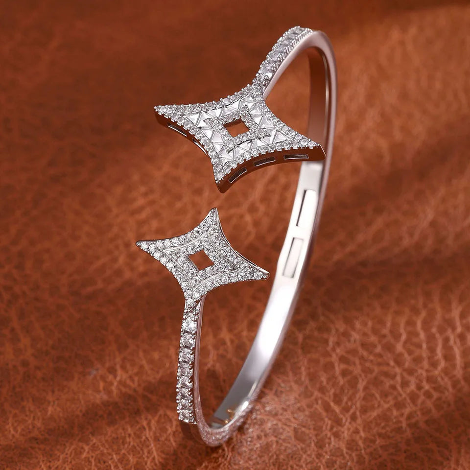 Aurelux Crystal Bangle-Limited Edition