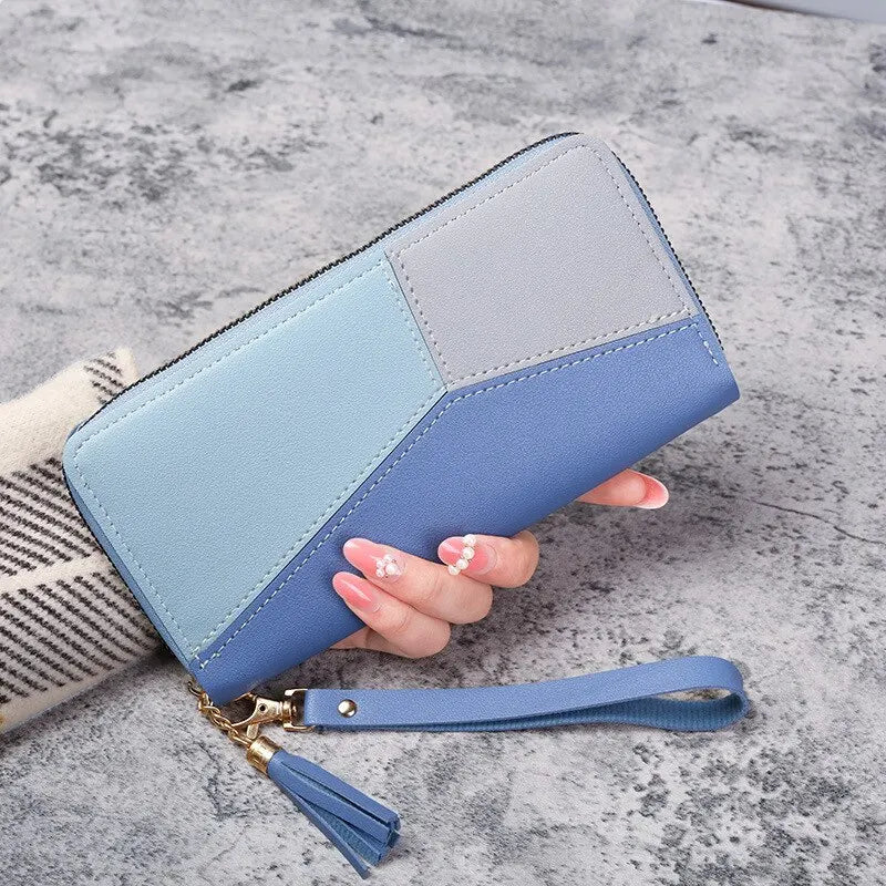 AURELUX Luxe Zip Clutch & Wallet
