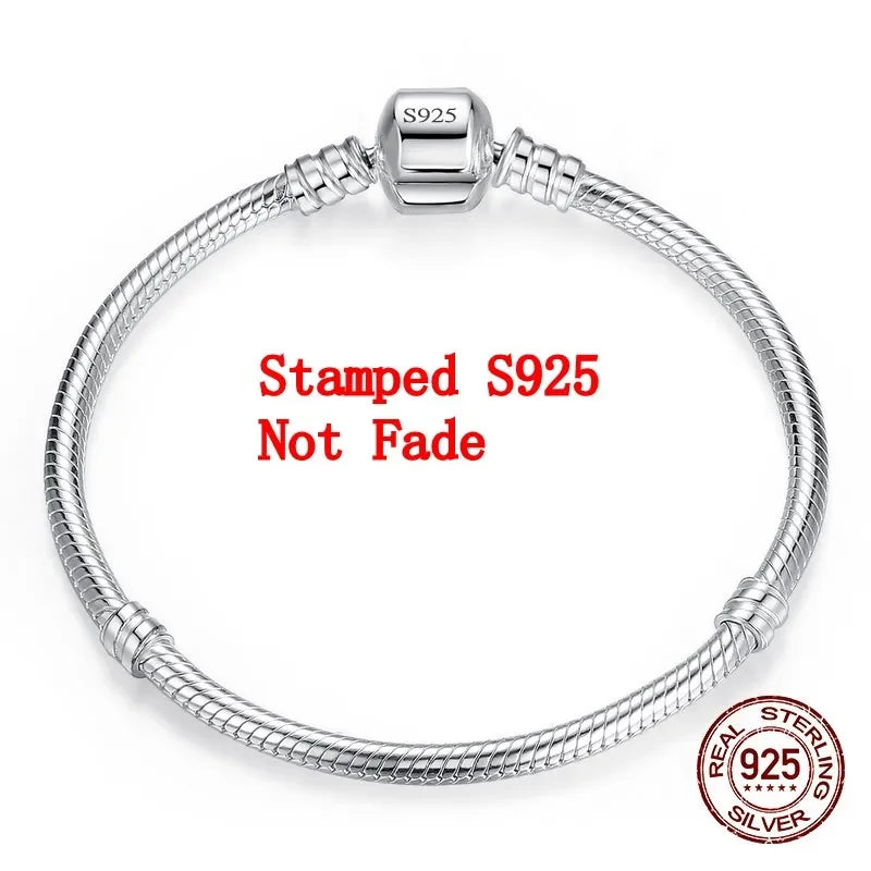 Aurelux — Snake Chain Charm Bracelet