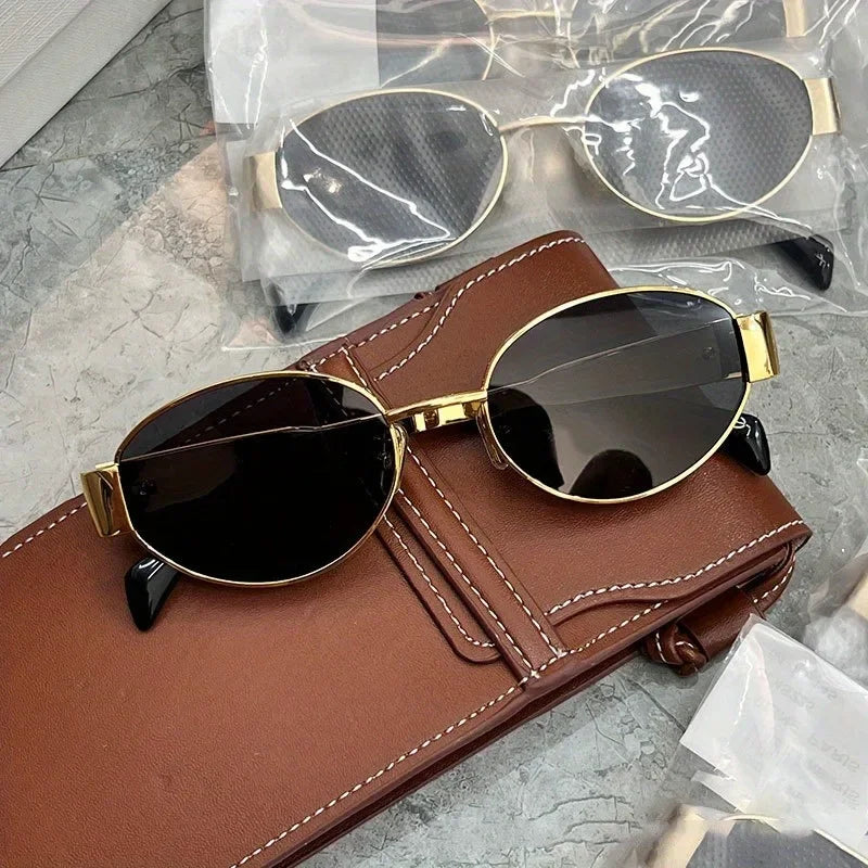 AURELUX Sovereign Oval Sunglasses
