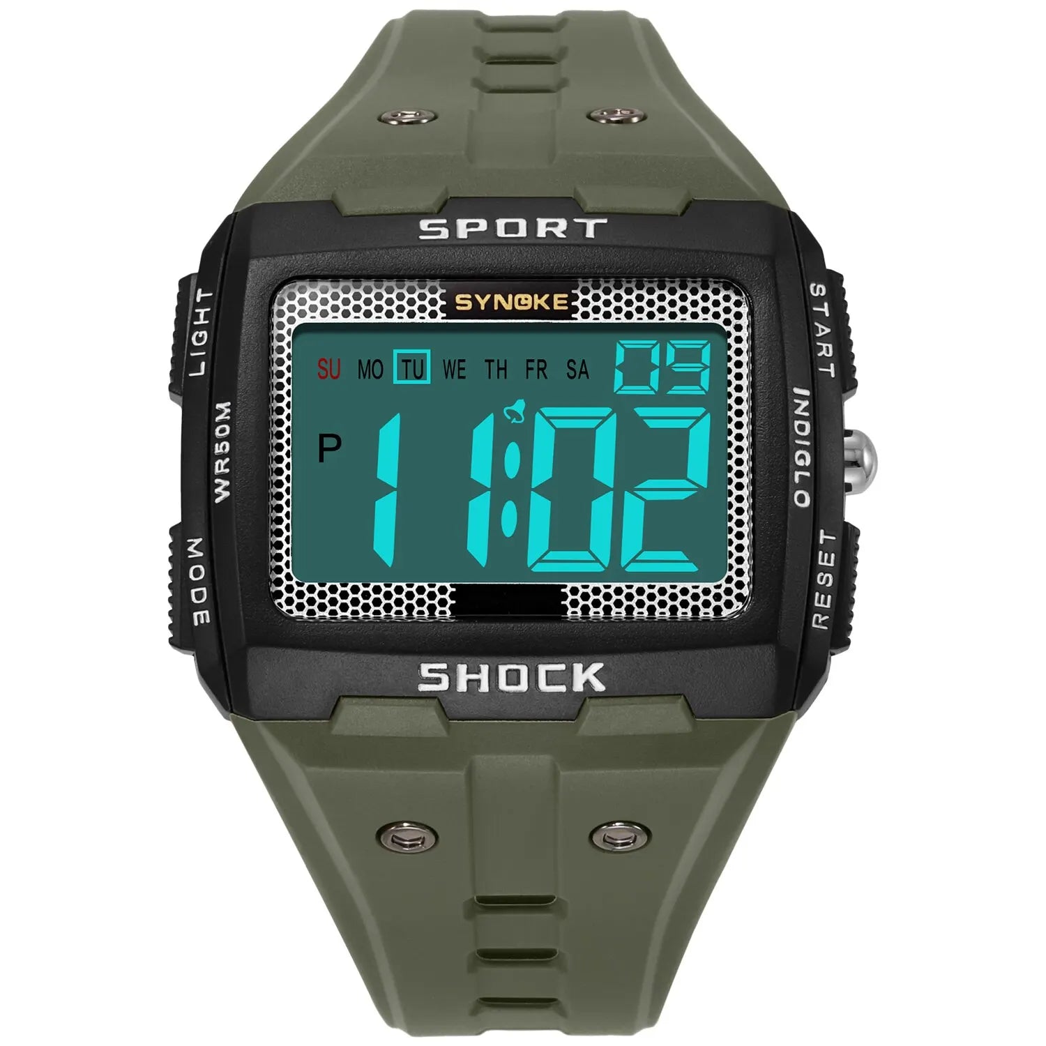1. AURELUX Square Shock Digital